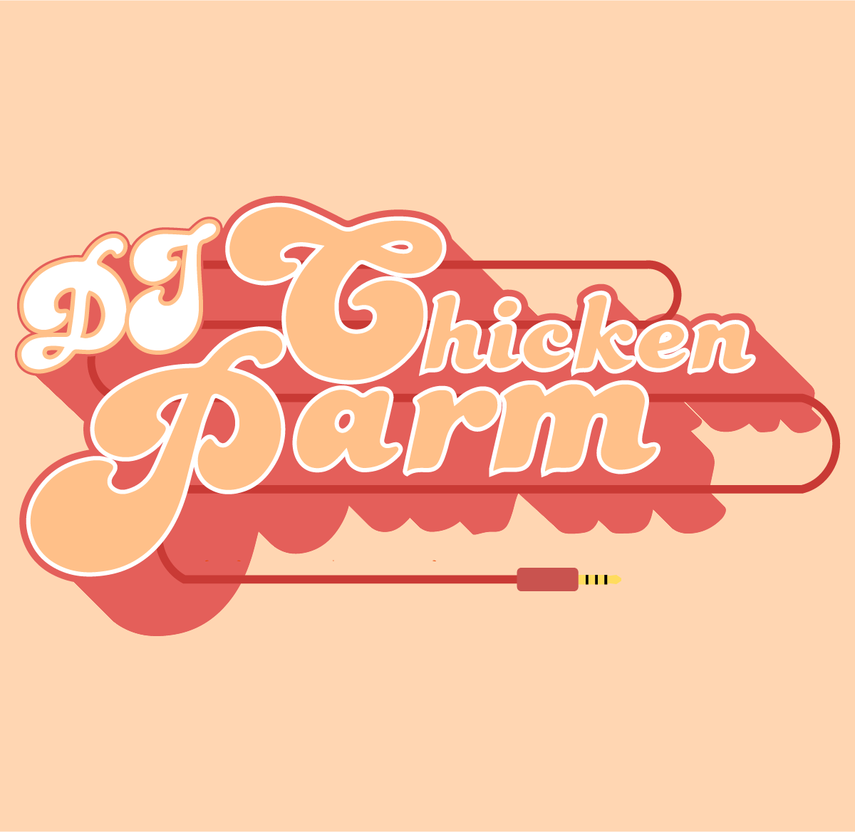 DJ Chicken Parm Creamsicle Logo
